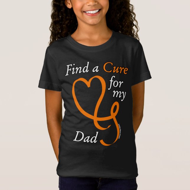 Find a Cure/Heart/Dad...RSD/CRPS T-Shirt (Front)