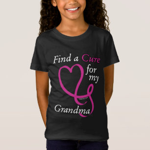 Find a Cure/Heart/Grandma...Breast Cancer T-Shirt