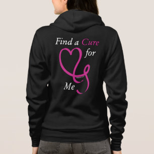 Find a Cure/Heart/Me...Breast Cancer Hoodie