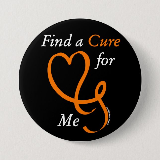 Find a Cure/Heart/Me...RSD/CRPS 7.5 Cm Round Badge (Front)