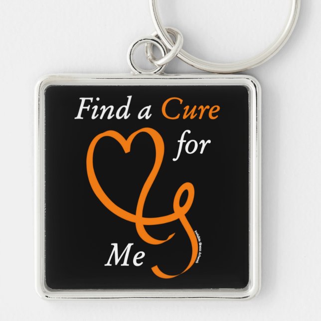 Find a Cure/Heart/Me...RSD/CRPS Key Ring (Front)