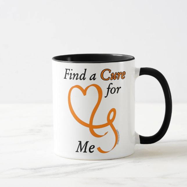 Find a Cure/Heart/Me...RSD/CRPS Mug (Right)