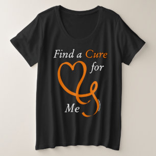 Find a Cure/Heart/Me...RSD/CRPS Plus Size T-Shirt