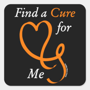 Find a Cure/Heart/Me...RSD/CRPS Square Sticker