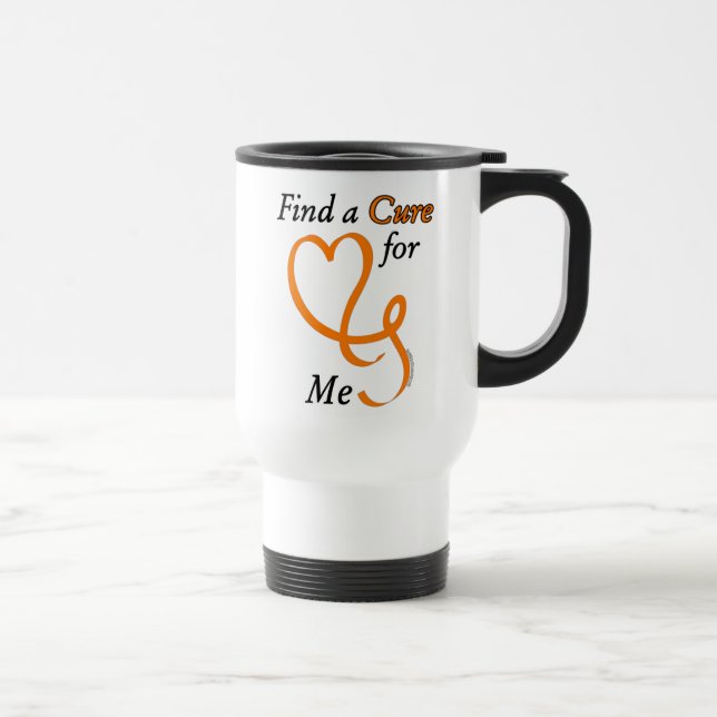 Find a Cure/Heart/Me...RSD/CRPS Travel Mug (Right)