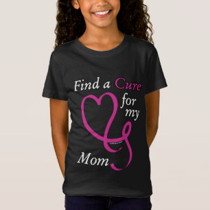 Find a Cure/Heart/Mum...Breast Cancer T-Shirt