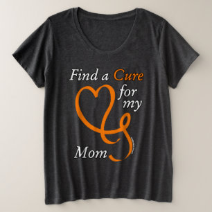 Find a Cure/Heart/Mum...RSD/CRPS Plus Size T-Shirt