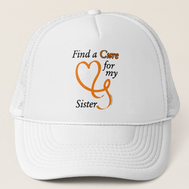 Find a Cure/Heart/Sister...RSD/CRPS Trucker Hat (Front)