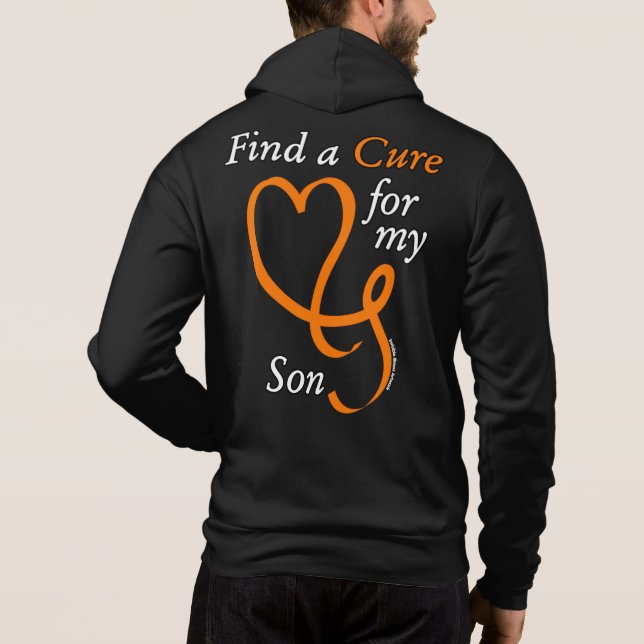 Find a Cure/Heart/Son...RSD/CRPS Hoodie (Back)
