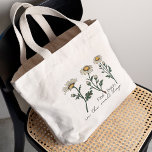 Find Beauty In The Small Things Daisy Wildflower<br><div class="desc">Find Beauty In The Small Things Daisy Wildflower Large Tote Bag</div>