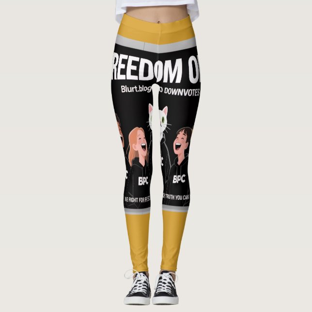 Find freedom on Blurt Leggings  (Front)