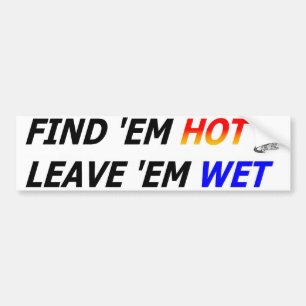FIND HOT BUMPER STICKER