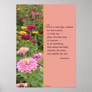 Find in each day a chance... poster