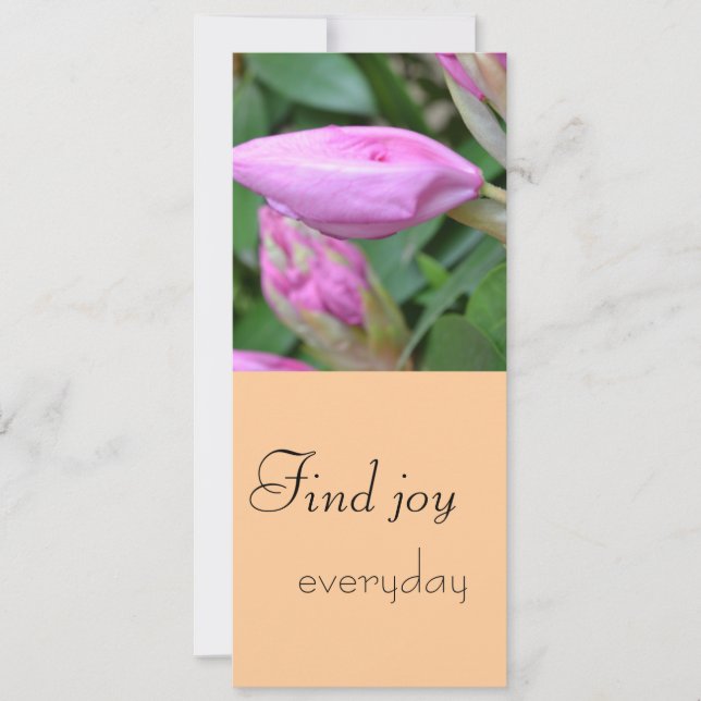 Find Joy Everyday Bookmark (Front)