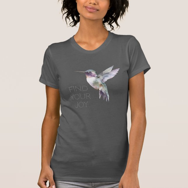 Find Joy Hummingbird T-Shirt (Front)