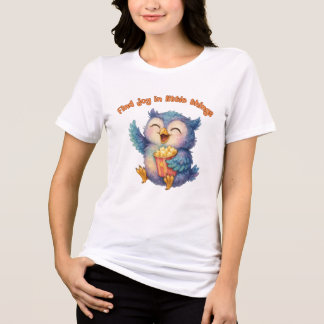 Find Joy in Little Things – Positive  Tri-Blend Shirt