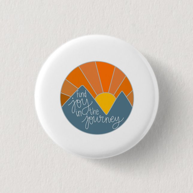Find Joy in the Journey 3 Cm Round Badge (Front)