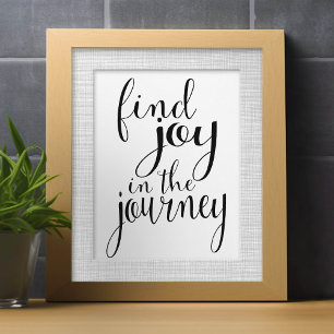 Find Joy in the Journey - Inspirational Quote Holiday Card