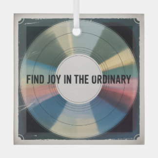 Find Joy In The Ordinary Glass Tree Decoration