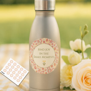Find Joy in the Small Moments Classic Round Sticker