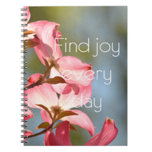Find joy spiral notebook