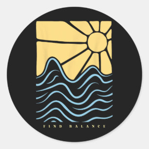 Find Lance Sunshine Paradise Summer Vibes Summer Classic Round Sticker
