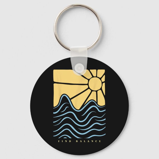 Find Lance Sunshine Paradise Summer Vibes Summer  Key Ring (Front)