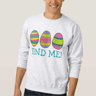 Find Me! Colourful Painted Dyed Easter Egg Hunt Sweatshirt