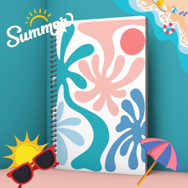 Find me under the Palm summer theme spiral  Notebook (Find me under the Palm summer theme spiral Notebook)