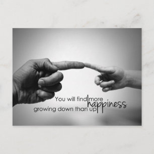 Find More Happiness Inspirational Postcard