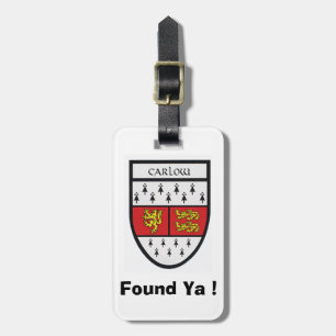 Find My Luggage Personalized Carlow County ID Tag. Luggage Tag