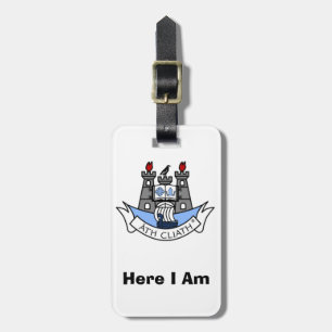 Find My Luggage Personalized Dublin County ID Tag. Luggage Tag