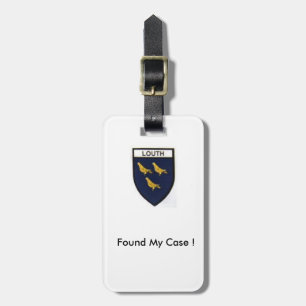 Find My Luggage Personalized Louth County ID Tag. Luggage Tag