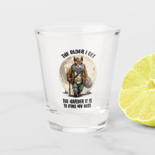Find My Nuts - funny squirrel Shot Glass
