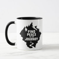 Find Peace in the Journey Mountain Design