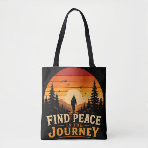 Find Peace In The Journey Tote Bag