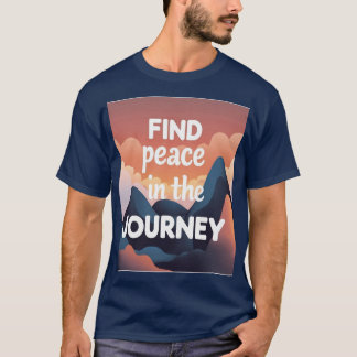 “Find Peace in the Journey” – Unisex Jambhala Vibe T-Shirt