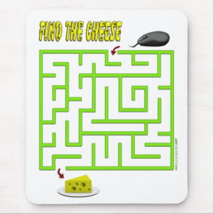 Find the Cheese Mouse Maze Standard Pad