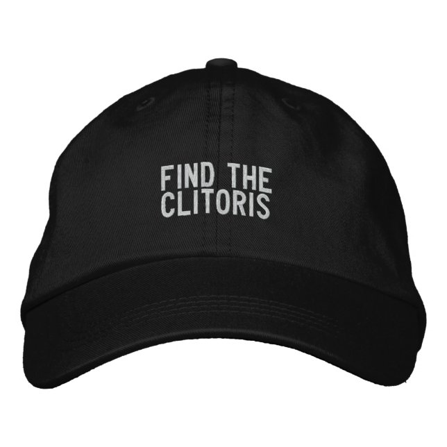 Find the clitoris embroidered hat (Front)