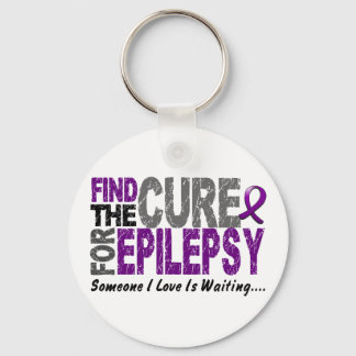 Find The Cure 1 EPILEPSY T-Shirts & Gifts Key Ring