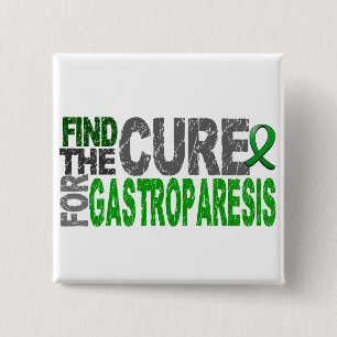 Find The Cure Gastroparesis 15 Cm Square Badge