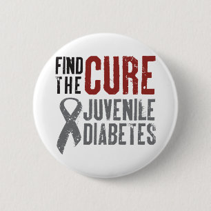 Find the Cure Juvenile Diabetes 6 Cm Round Badge
