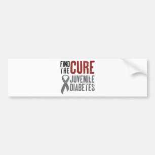 Find the Cure Juvenile Diabetes Bumper Sticker
