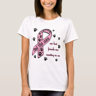 Find the Cure ~ Pawprint T-Shirt