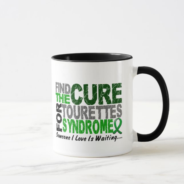 Find The Cure Tourette's Syndrome Mug (Right)