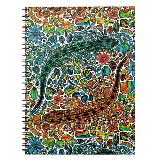 Find the geckos notebook (Front)