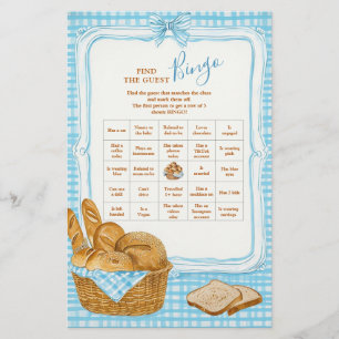 Find the Guest Bingo Baby Shower Game Bakery Blu