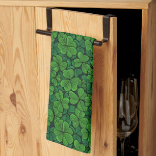 Find the lucky clover 2 kitchen towel