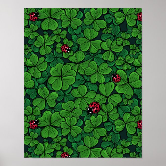 Find the lucky clover poster (Front)