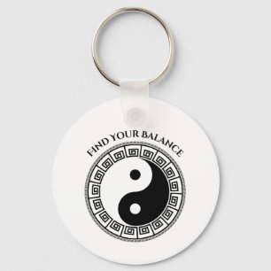 Find Your Balance Key Ring